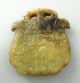 Rare Chinese Culture Old Jade Hand - Carved Pattern Amulet Pendant Piece Amulets photo 2