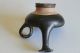 Large Ancient Greek Pottery Guttus Oil Lamp Filler 4th Century Bc Greek photo 2