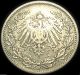 The German Empire - German 1905f Silver Half Mark Coin - Rare Coin Coin Silver (.900) photo 1