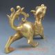 Chinese Brass Hand - Carved Kirin Statue Other photo 2