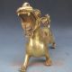 Chinese Brass Hand - Carved Kirin Statue Other photo 4
