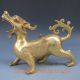 Chinese Brass Hand - Carved Kirin Statue Other photo 5