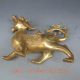 Chinese Brass Hand - Carved Kirin Statue Other photo 6