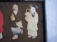 19th Century Chinese Paper Dolls 9 Immortals In Padded Silk Robes & Textiles photo 4