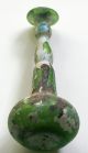 Ancient Roman Glass - Large Long Necked Unguentarium 3 - 4 Th Sentury Roman photo 1