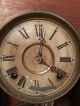Antique Mantle Mahogany Gingerbread Winding Clock Clocks photo 5