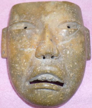 Teotihuacan Pre - Columbian Stone Mask photo