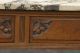 French Antique Art Nouveau Or Arts And Craft Marble Top Sideboard Carved Florals 1800-1899 photo 5