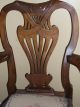 Not Swc High End 1800 - 1899 Chippendale Style Arm Chair Open Talon Feet Med Wood 1800-1899 photo 6