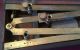 19th C.  Brass Pantograph - Mahogany Case - Porcelain Wheels - Complete & Other photo 11
