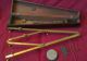 19th C.  Brass Pantograph - Mahogany Case - Porcelain Wheels - Complete & Other photo 6