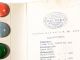 Vtg Czech Collectible Carl Riedel Sales Booklet 29 Satin Glass Buttons Uranium Buttons photo 1