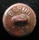 Gorgeous Antique Signed Barum Pottery Button Cobalt Glaze Buttons photo 1