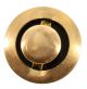 Antique Victorian Gf Gold Filled Wedgwood Black & Rust Jasperware Lapel Button Buttons photo 1