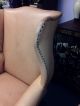 Antique 19th Century Chippendale Style Leather Nailhead Wingback Armchair Chairs 1800-1899 photo 5