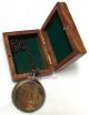 Ship Design Pocket Watch With Chain And Wooden Box Clocks photo 2