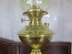 Antique Victorian Duplex Oil Lamp Complete With Yellow Tulip Shade Lamps photo 3