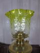 Antique Victorian Duplex Oil Lamp Complete With Yellow Tulip Shade Lamps photo 6
