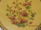 Vtg Art Deco Leigh Pottery+farberware Trivet/hot Plate Japanese Flower Garden Trivets photo 2