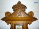 Fantastic Looking Large Carved Oak Victorian Barometer In Exellent Condition Other photo 7