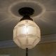 570 Vintage 30 ' S 40 ' S Ceiling Light Lamp Fixture Re - Wire Porch Hall Octagonal Chandeliers, Fixtures, Sconces photo 2