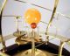 Grand Orrery - - 9 Planet Model In Your Choice: Semi - Precious Stone Or Brass Other photo 2