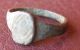 Authentic Ancient Artifact Bronze Roman Garrison Ring 1/2 Us 12mm 11605 Roman photo 1