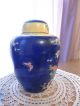 Vintage Ginger Jar And Lid Japanese Export C1920 - 1940 Art Deco Style Jars photo 1