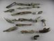 16 Antique Chinese Ming Dynasty Archaic Bronze Silver Inlay Belt Hooks & Fitting Other photo 5