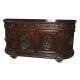 Rococo Revival Oak Sideboard With Detailed Hunting Scenes 1298 1800-1899 photo 1