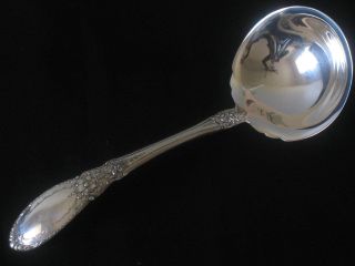 Towle Old Mirror Sterling Silver Serving Sauce Gravy Ladle - No Monogram photo