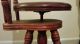 Antique Swivel Piano Stool Ball & Claw Feet High Back Unique Chair Old 1800-1899 photo 10