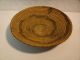 Antique Native American Pima Indian Basket Tray Hand Woven Small Low Willow Bowl Native American photo 1