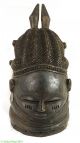 Mende Helmet Mask Sowei Horns On Top Liberia African Was $550.  00 Masks photo 1