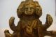 Old Antique Hindu Traditional India Ritual Bronze Statue Of Dattatraya Miniature India photo 6
