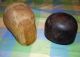 Pair 2 Vtg Antique Millenary Wood Hat Making Blocks Forms 1920 ' S Flapper & Derby Industrial Molds photo 3