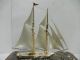 The Silver985 Sailboat.  2 Masts.  197g/ 6.  95oz.  Japan.  A Work Of Takehiko. Other photo 4