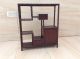 Chinese Oreintal Rose Wood Display Cabinet Case Frame Cabinets & Cupboards photo 5