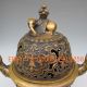 Chinese Bronze Carved Elephant Incense Burner & Lid W Ming Dynasty Xuan De Mark Incense Burners photo 1