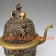 Chinese Bronze Carved Elephant Incense Burner & Lid W Ming Dynasty Xuan De Mark Incense Burners photo 3