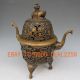 Chinese Bronze Carved Elephant Incense Burner & Lid W Ming Dynasty Xuan De Mark Incense Burners photo 7