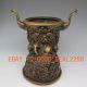 Chinese Bronze Carved Elephant Incense Burner & Lid W Ming Dynasty Xuan De Mark Incense Burners photo 8