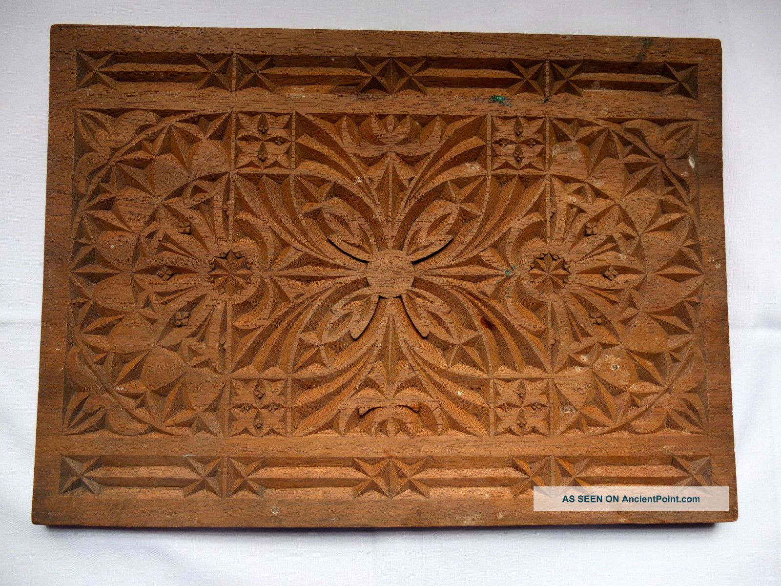 Decorative Carved Wooden Panel Architectural/oriental Mahogany Other photo
