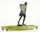 Sent M ' Ahesa Rare 1920s Art Deco Bat Dancer Bronze Sculpture By O.  Hafenrichter Art Deco photo 7