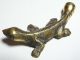 Unusual British Post Medieval Cleaned Running Lizard Pipe Tamper.  (a659) British photo 1