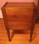 Vintage Mahogany End/side Step Table Night Stand W/drawer 1900-1950 photo 2