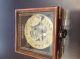 Solid Brass Collectable Sundial Compass With Wooden Box (czsn 01) Compasses photo 6