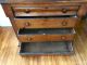 Antique Step Back Hutch Primitive Solid Pine Wood Cupboard All Unknown photo 9