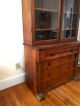 Antique Step Back Hutch Primitive Solid Pine Wood Cupboard All Unknown photo 2
