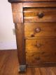 Antique Step Back Hutch Primitive Solid Pine Wood Cupboard All Unknown photo 4